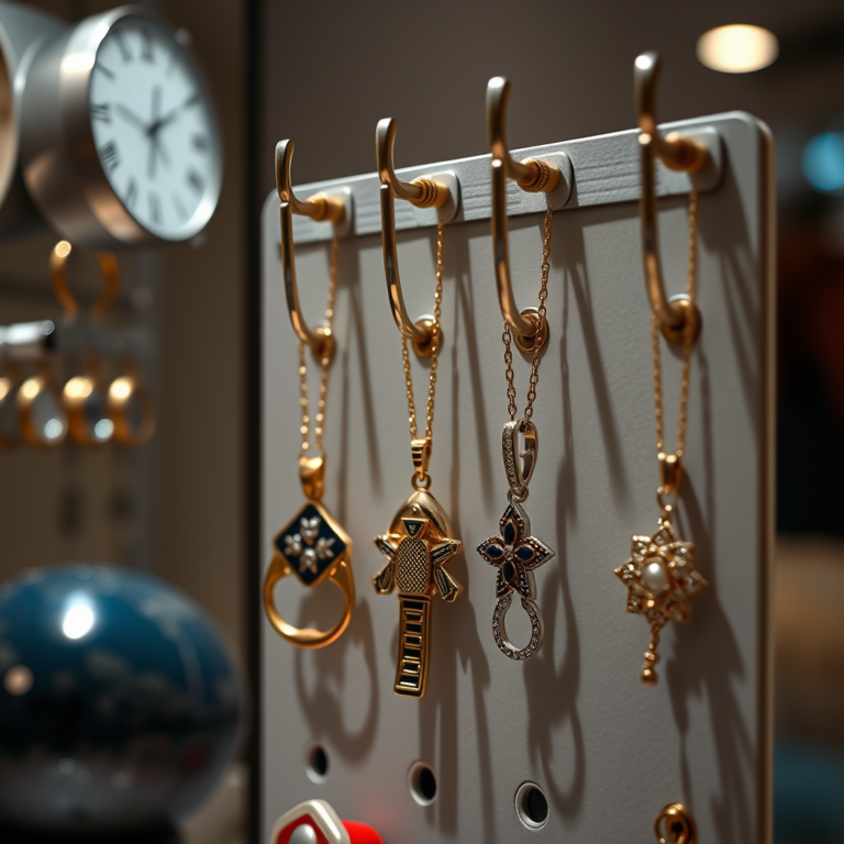 Hooks for Storing Space Mission-Themed Toys