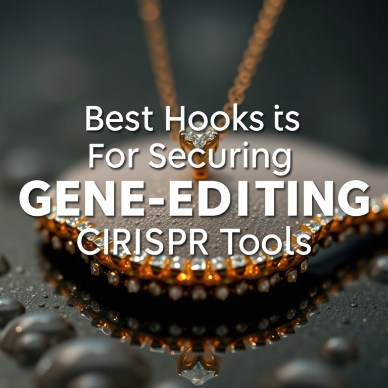 Best Hooks for Securing Gene-Editing CRISPR Tools