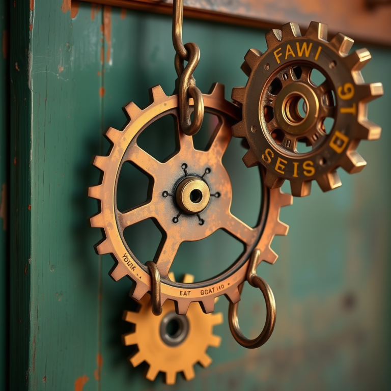 Best Hooks for Hanging Brass and Copper Gears