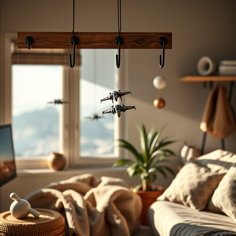 Hanging Hooks for Displaying Space Battle Dioramas