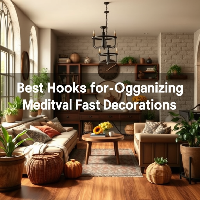 Best Hooks for Organizing Medieval Feast Decorations