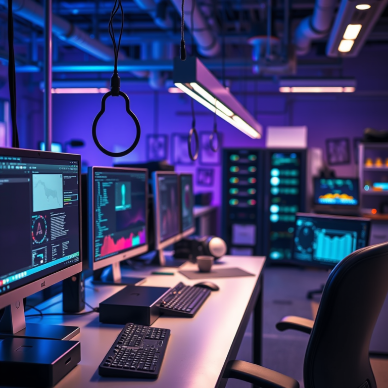 Hanging Hooks for Storing High-Tech Lab Equipment