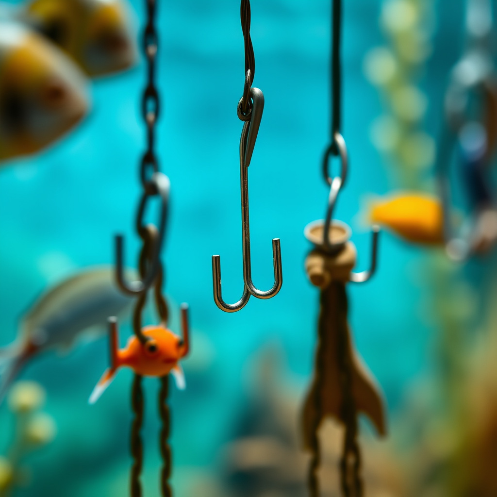 Techniques for Hanging Aquatic Art - Hanging hooks for displaying aquatic-themed art