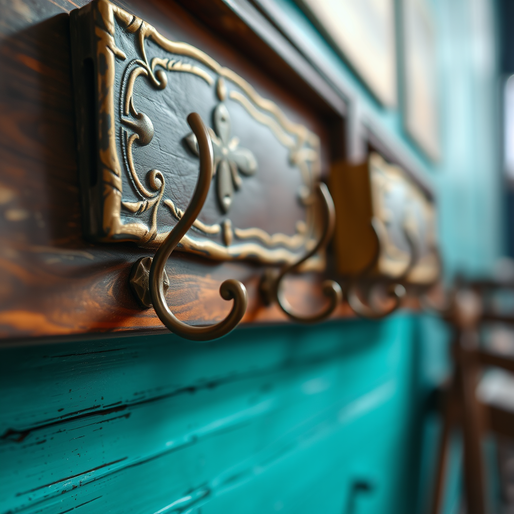 Placement Tips - Hanging hooks for displaying magical spell tomes