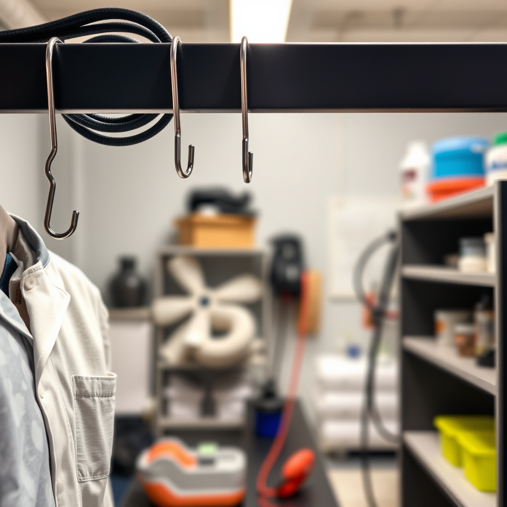 Benefits of Using Hanging Hooks - Hanging hooks for organizing synthetic biology lab equipment