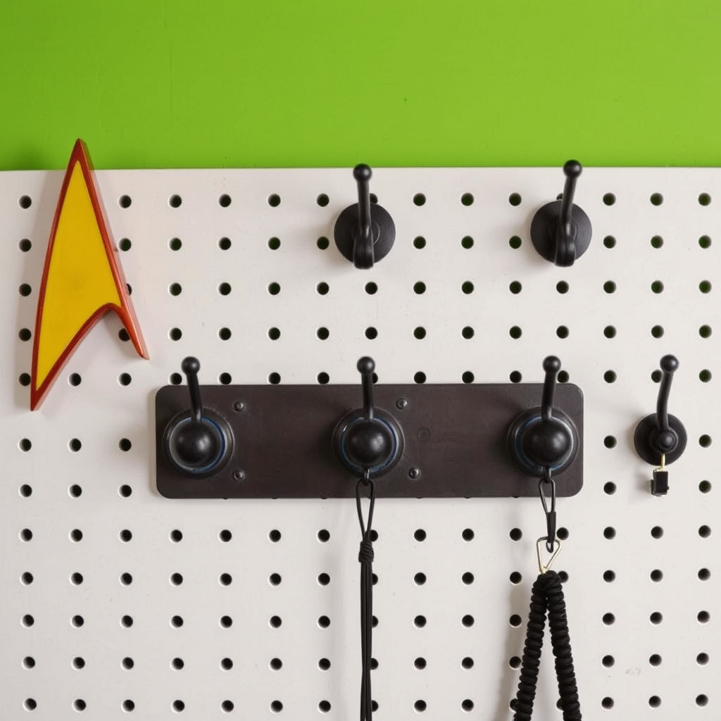 Choosing the Right Type of Hooks - Hanging hooks for organizing Star Trek memorabilia