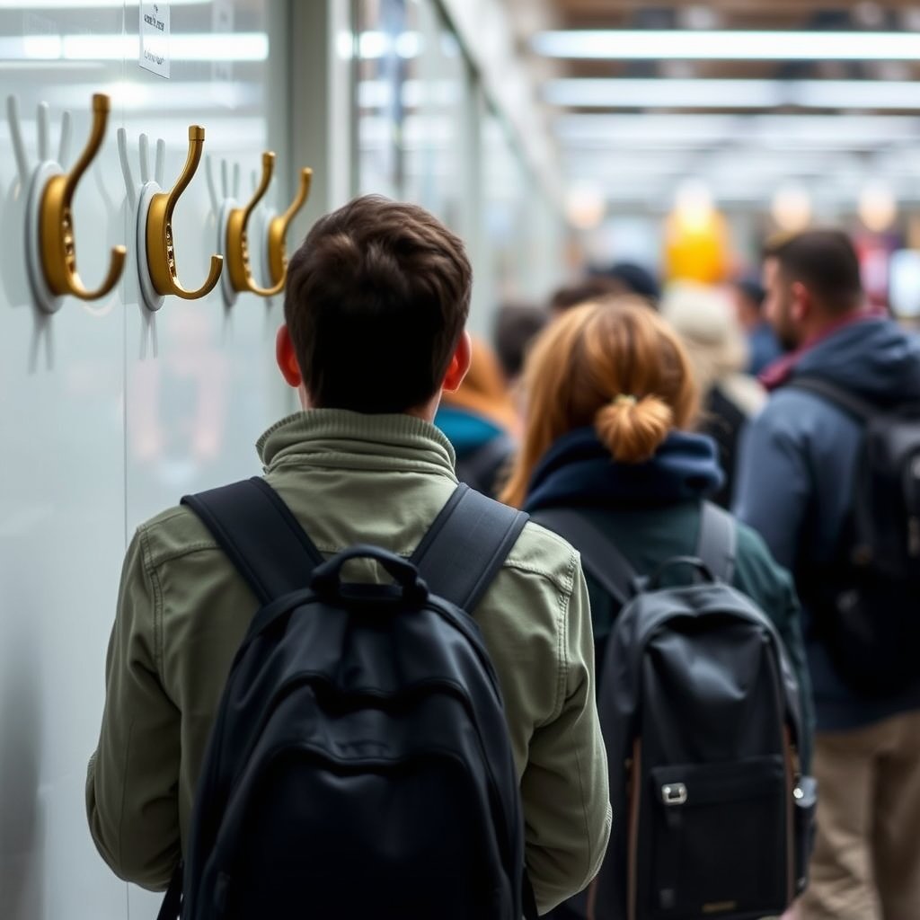 Benefits of Using Hanging Hooks - Hanging hooks for organizing time-travel concept books
