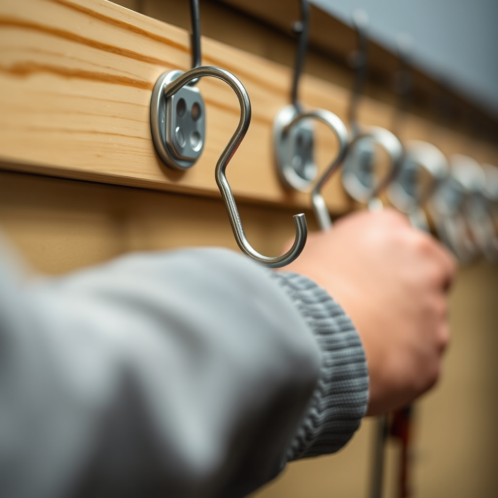How to Choose the Right Hooks - Hanging hooks for securing earthquake preparedness tools