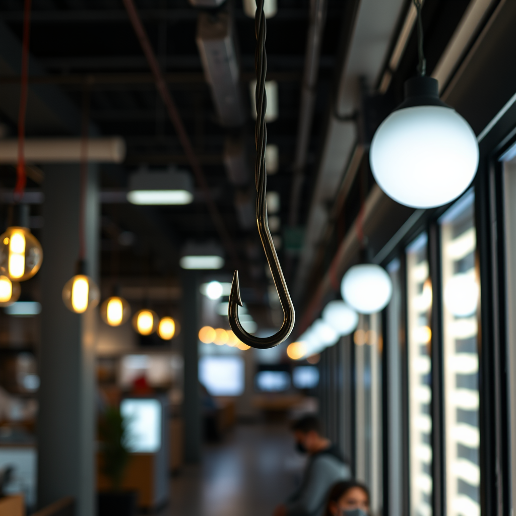 Understanding Different Types of Hanging Hooks - Hanging hooks for securing futuristic LED light panels