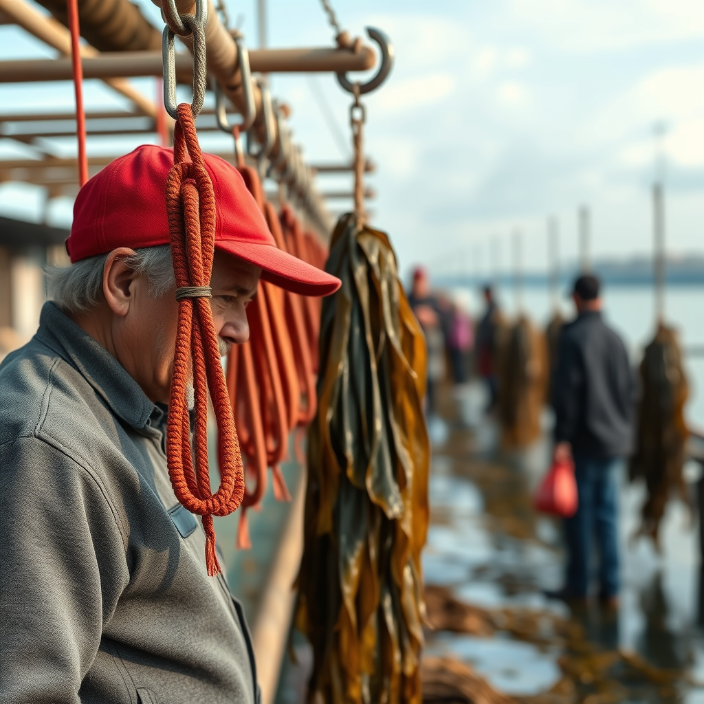Benefits of Using Hanging Hooks - Hanging hooks for securing seaweed farming tools