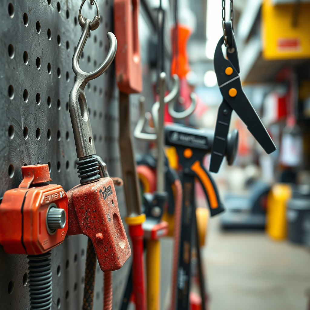 Understanding the Importance of Tool Security - Hanging hooks for securing urban hacking tools