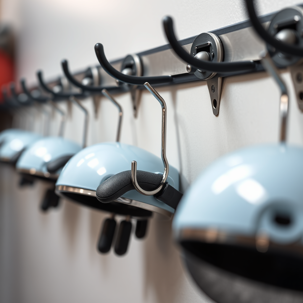 Choosing the Right Hooks - Hanging hooks for storing astronaut gloves and helmets
