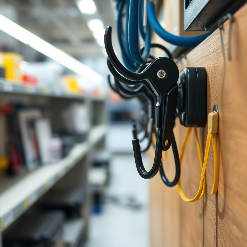 Choosing the Right Hooks - Hanging hooks for storing bionic limb prototype components