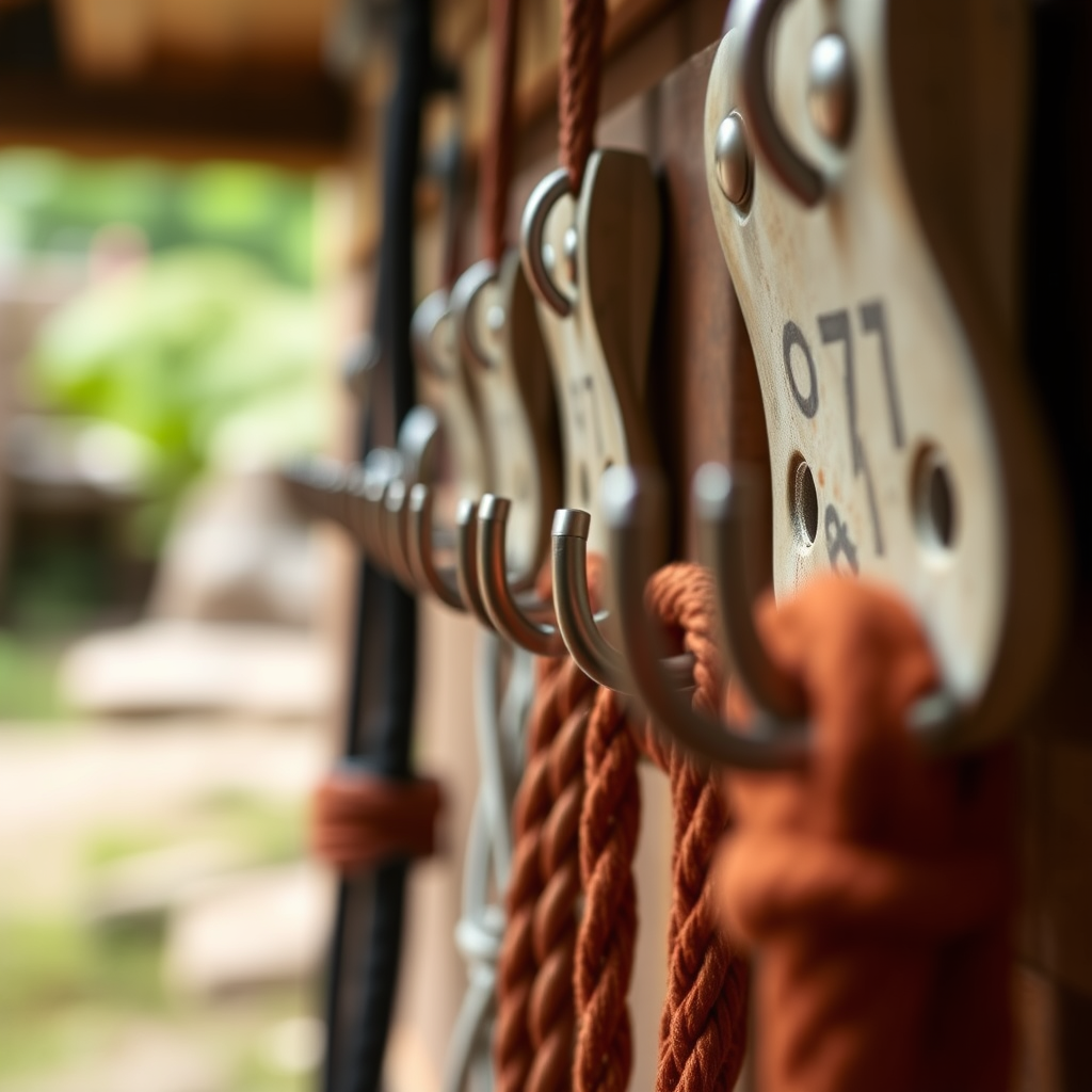 Ideal Locations for Installing Hanging Hooks - Hanging hooks for storing excavation gear for hidden tombs