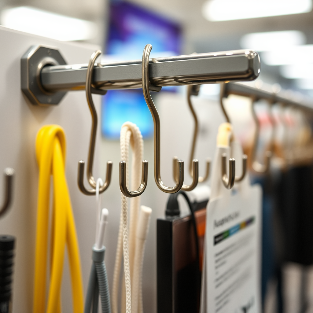 Organizing Your Visual Aids - Hanging hooks for storing multiverse hypothesis visual aids