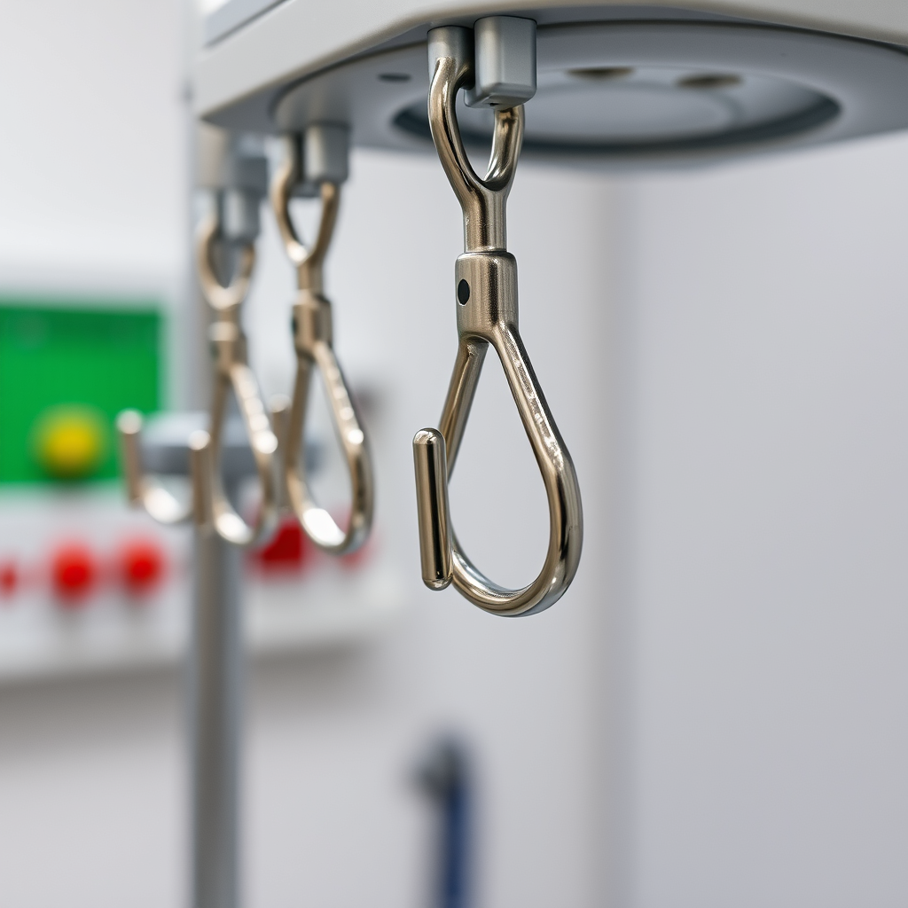 Best Locations for Installation - Hanging hooks for storing robotic surgery equipment