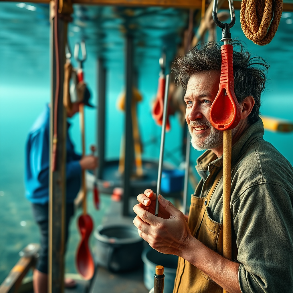 Benefits of Using Hanging Hooks - Hanging hooks for storing underwater farming tools