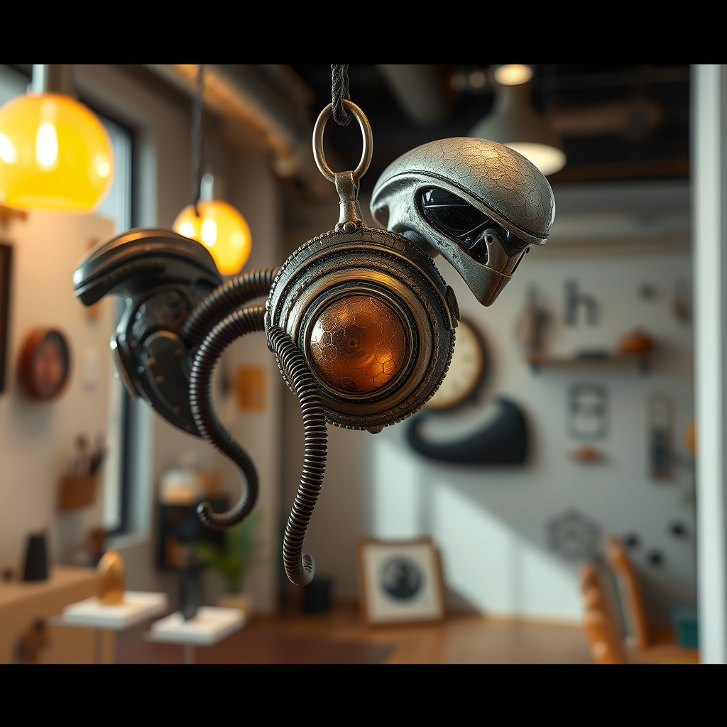 Creating an Immersive Environment - Hooks for displaying futuristic alien artifacts