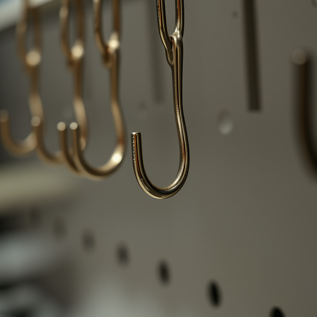 Interactive Elements - Hooks for displaying futuristic alien artifacts