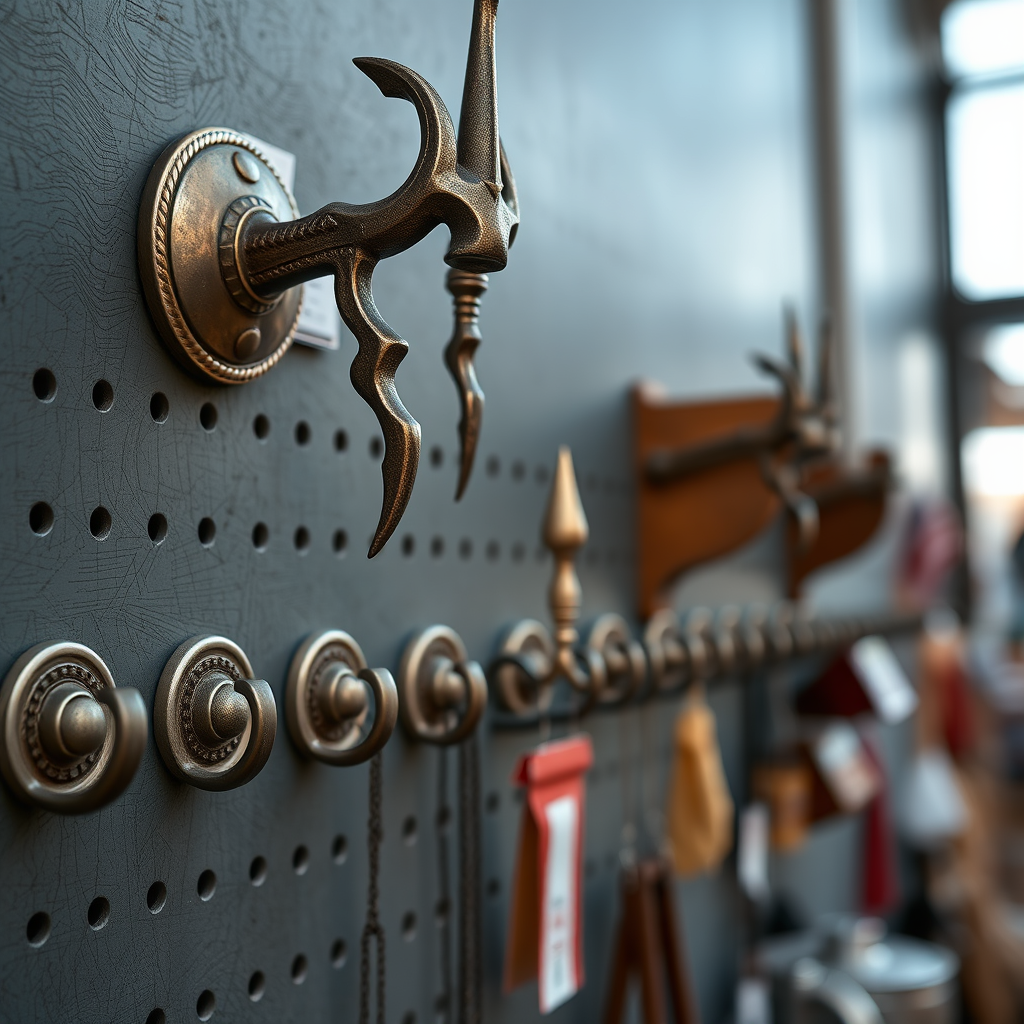 Choosing the Right Hooks - Hooks for displaying thunderbolt and trident replicas