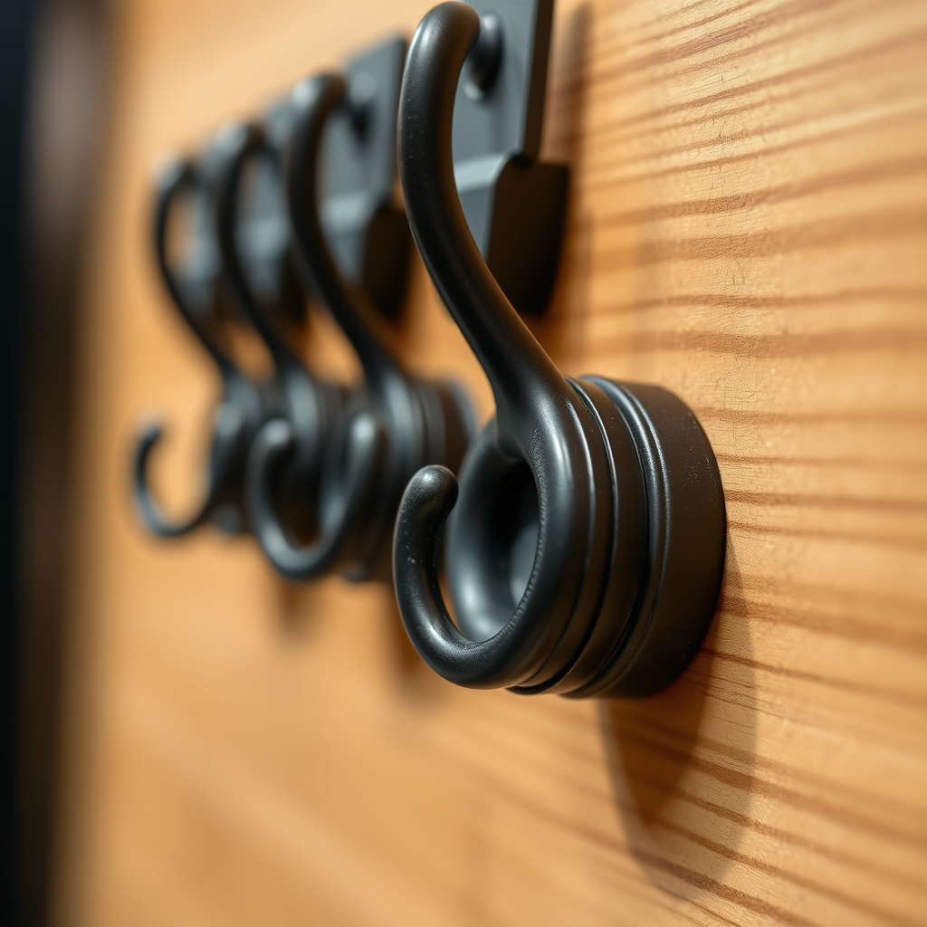 Creative Storage Solutions - Hooks for organizing futuristic rehabilitation gear