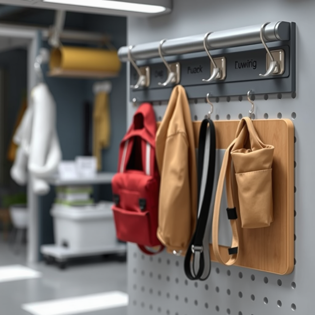 Understanding the Importance of Organization - Hooks for organizing futuristic rehabilitation gear