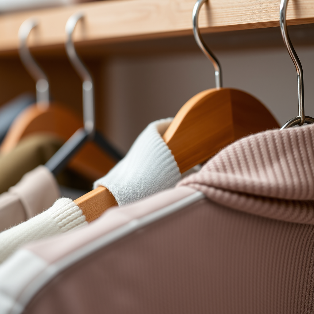 Creating a Functional Layout - Hooks for organizing smart clothing storage in micro-apartments