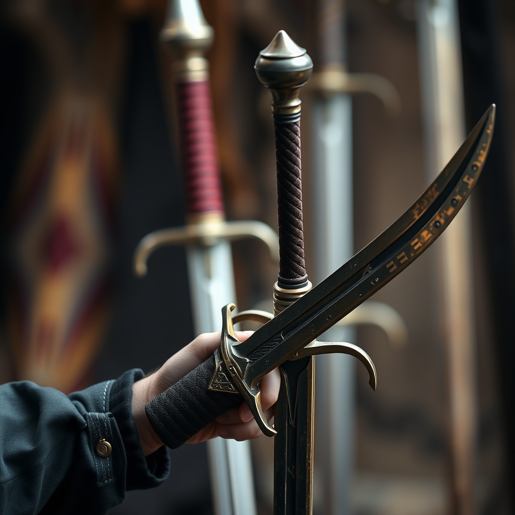 Popular Mythological Swords and Their Legends - Hooks for securing legendary swords from mythology