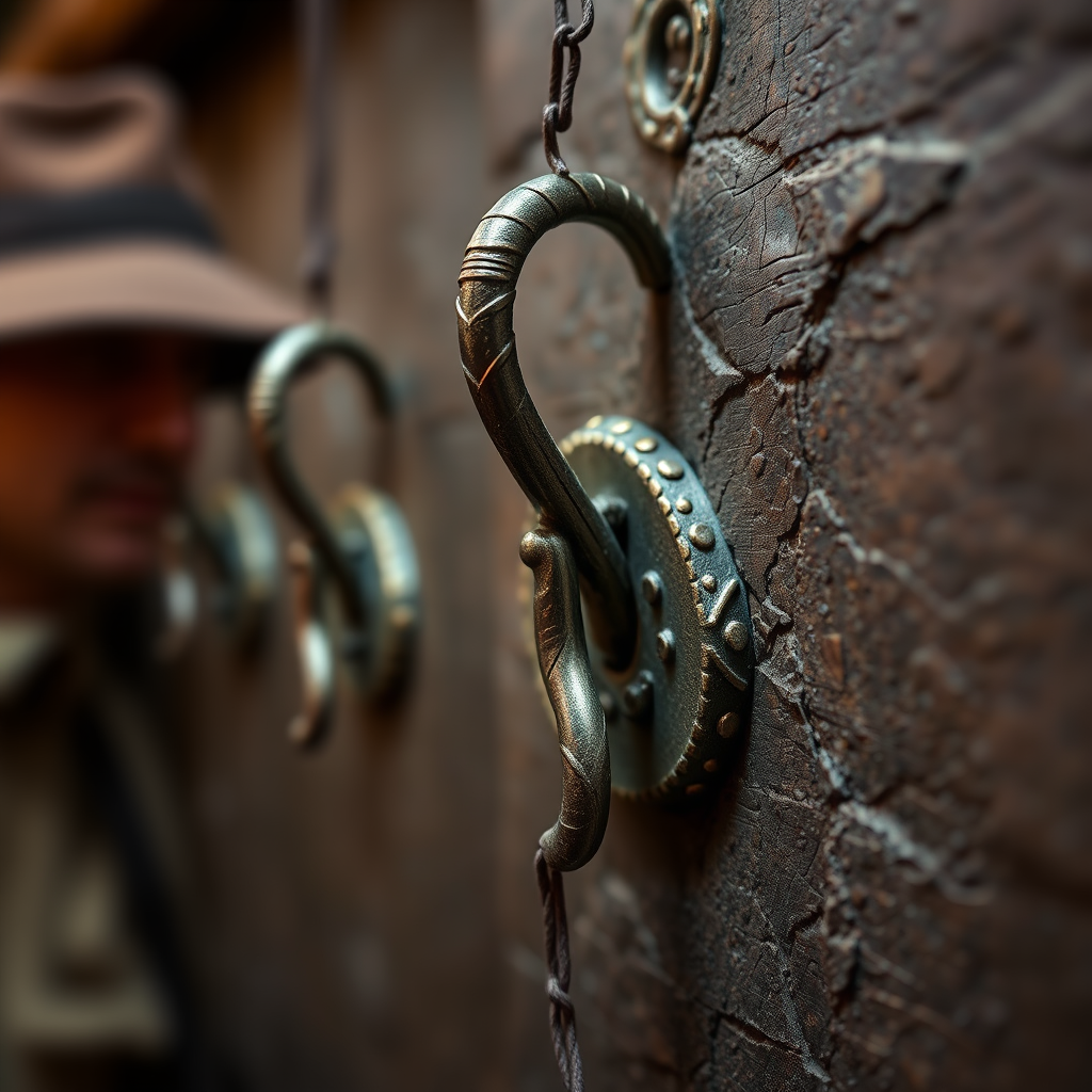 Choosing the Right Hooks - Hooks for securing replica Indiana Jones artifacts