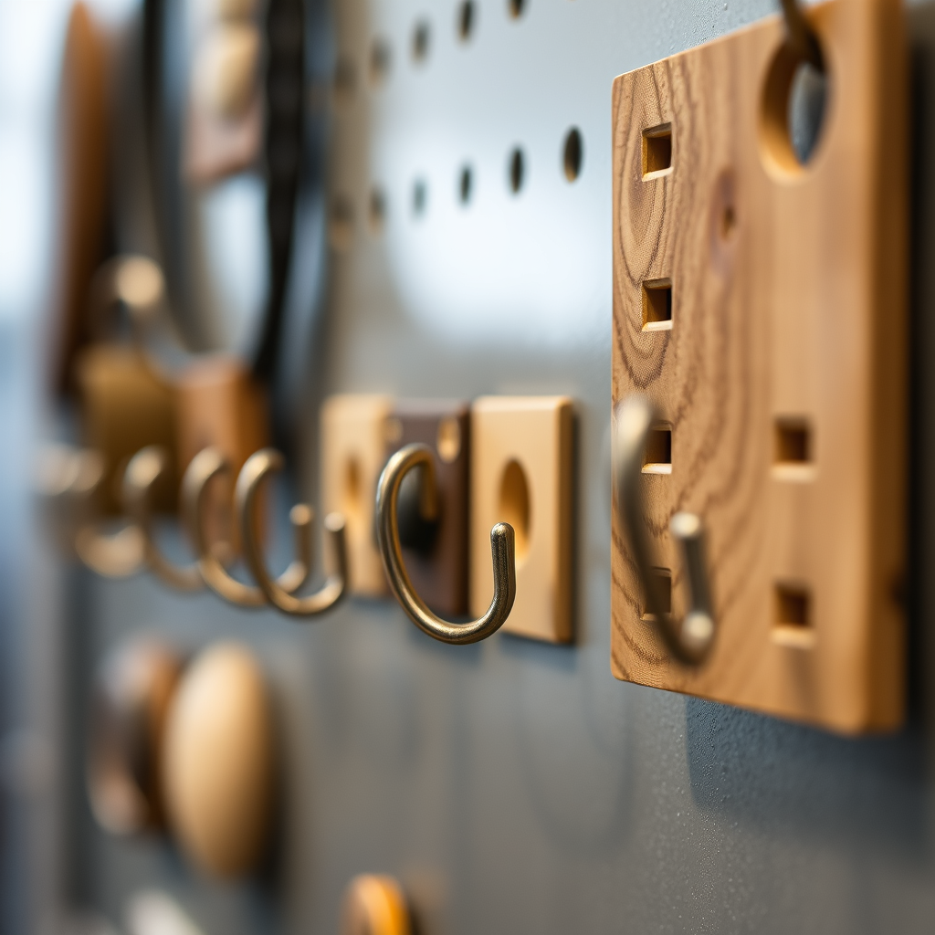 Choosing the Right Material - Hooks for storing alien artifact replicas