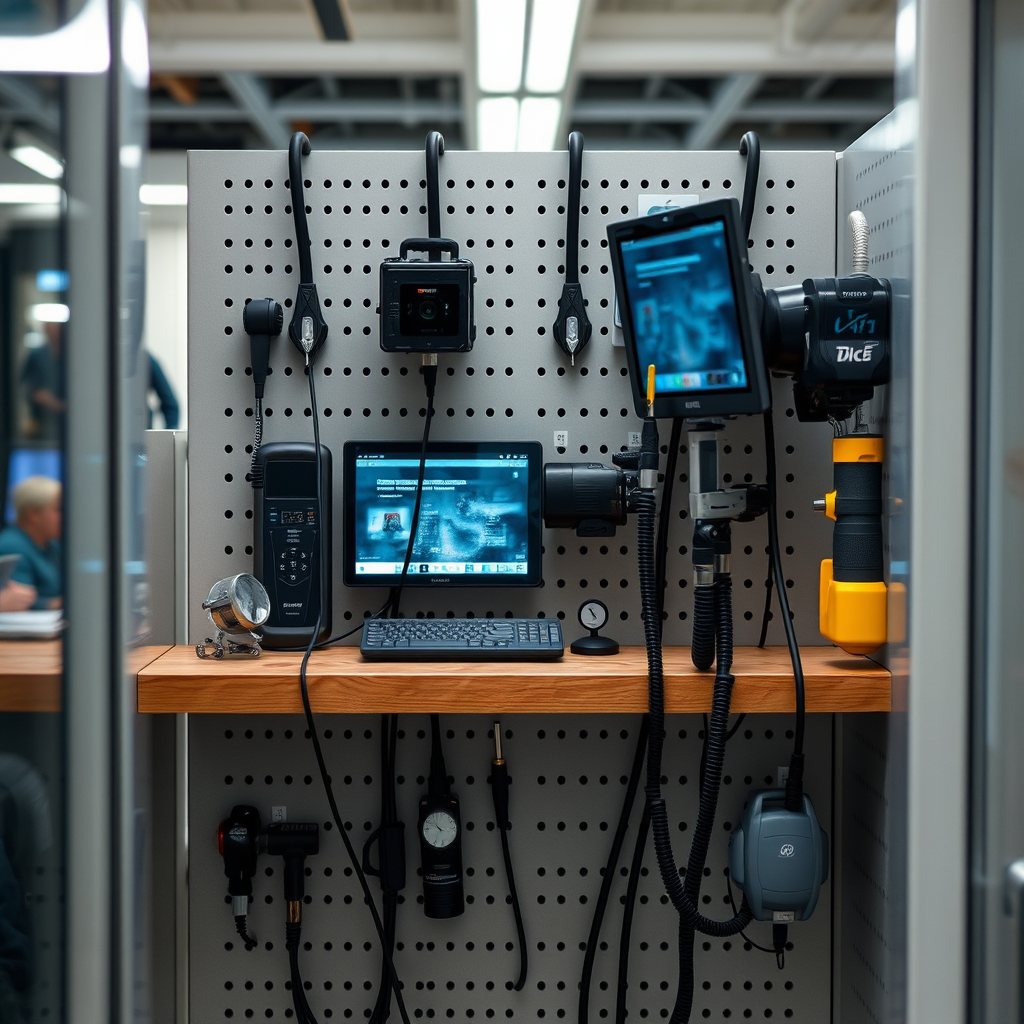 Optimal Placement of Hooks - Hooks for storing cybernetic tattoo machine accessories