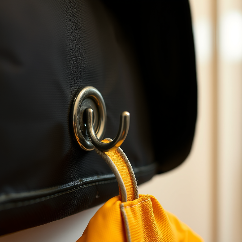 Best Locations for Hook Placement - Hooks for storing emergency evacuation bags