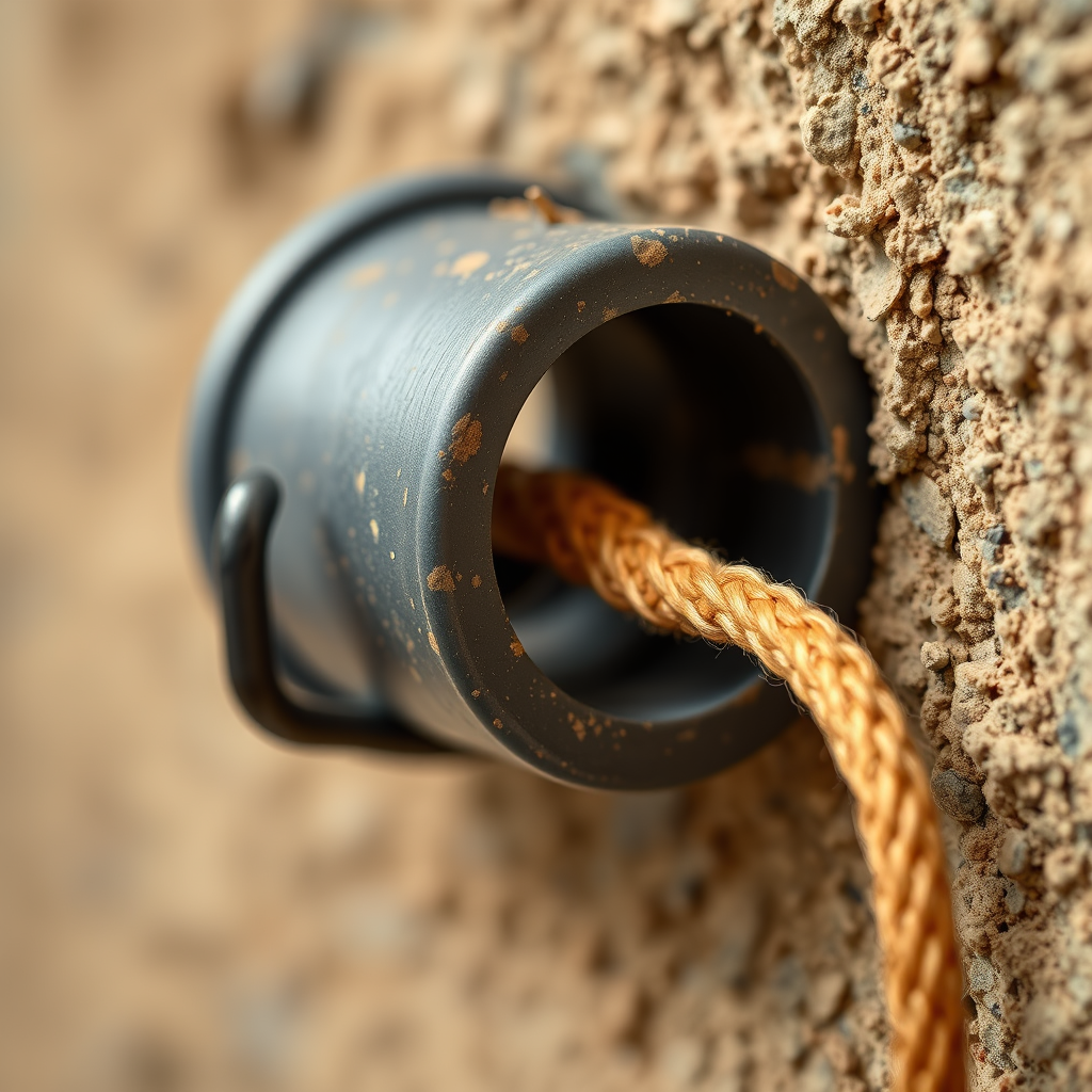 Installation Best Practices - Hooks for storing geothermal energy measuring devices