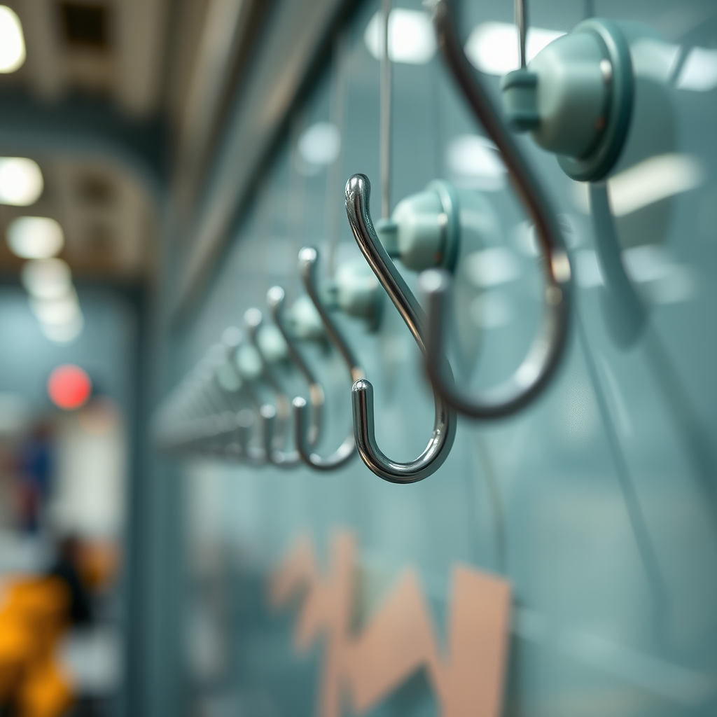 Installation Best Practices - Hooks for storing hyperloop transportation gear