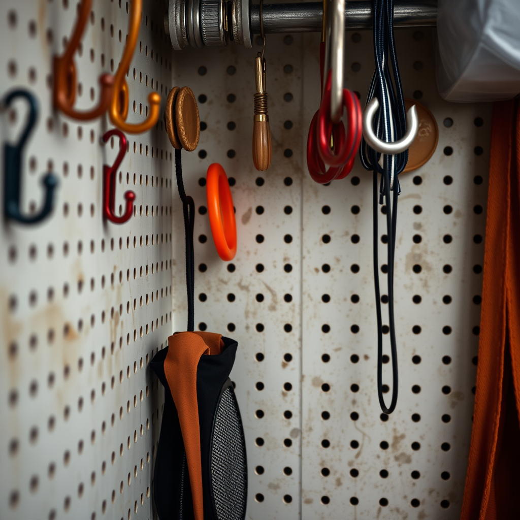 Types of Hooks for Storage - Hooks for storing intergalactic farming equipment