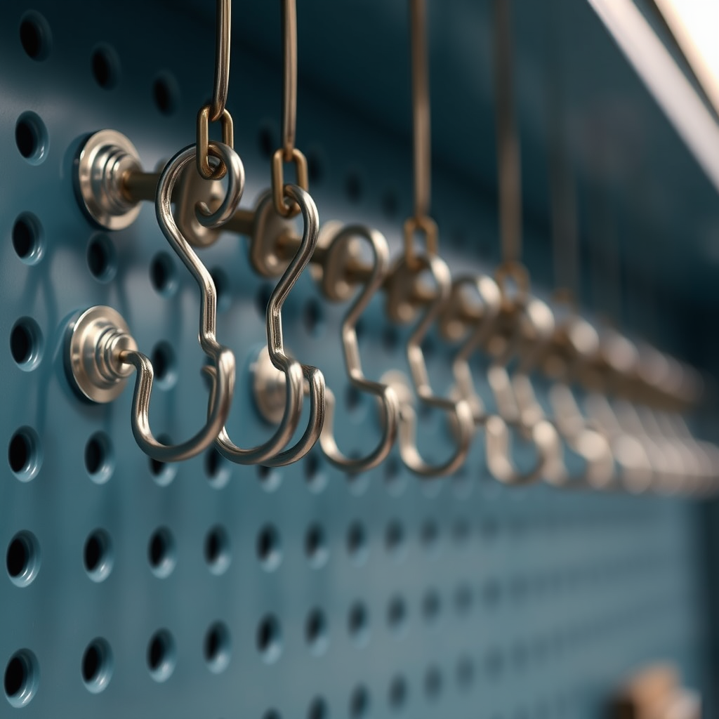 Choosing the Right Hooks - Hooks for storing quantum mechanics lab equipment