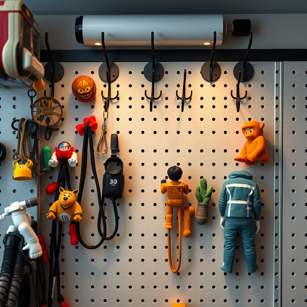 Choosing the Right Hooks - Hooks for storing space mission-themed toys